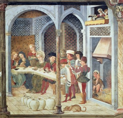 Les Noces de Cana, 1470 - Andrea Delitio